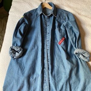 Zara denim dress / jacket